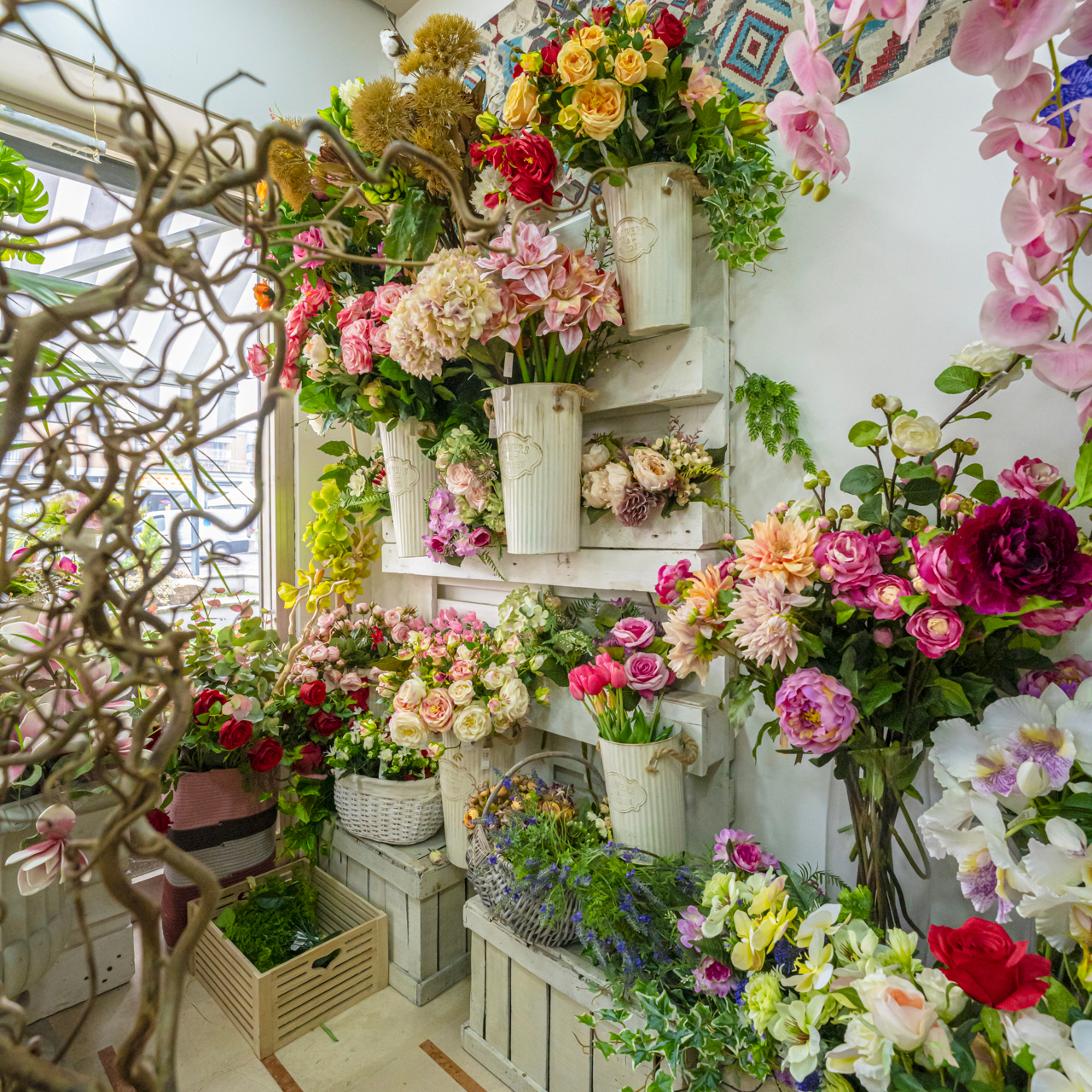 selezioni fiori del negozio di follie di fiori