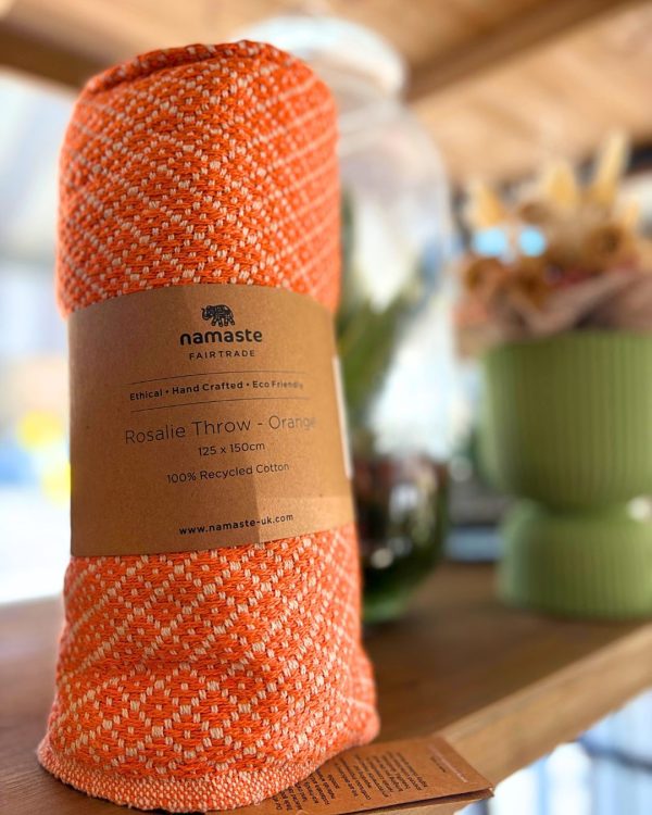 Plaid arancione