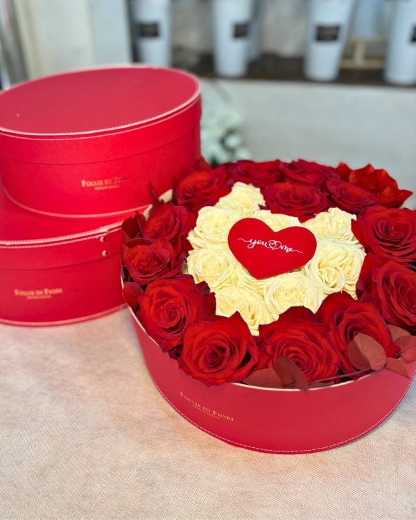 Box di rose
