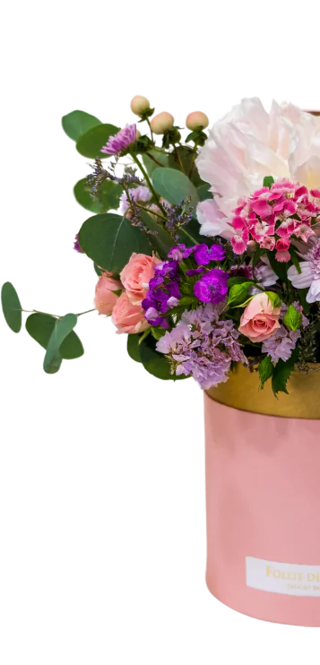 cappelliera con fiori